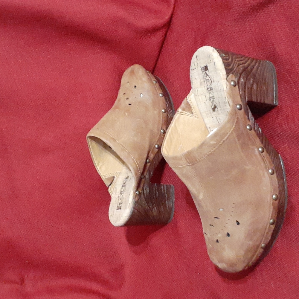 KORKS MULES LEATHER